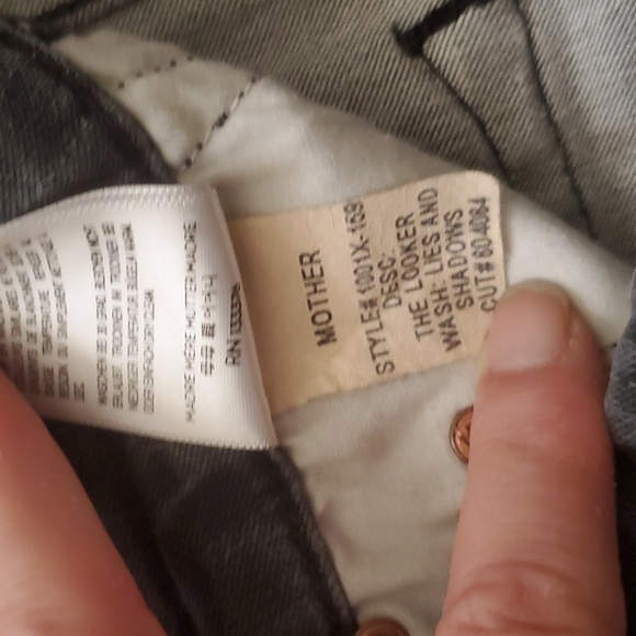 MOTHER The Looker Denim Jeans in Lies & Shadows. - Picture 7 of 11